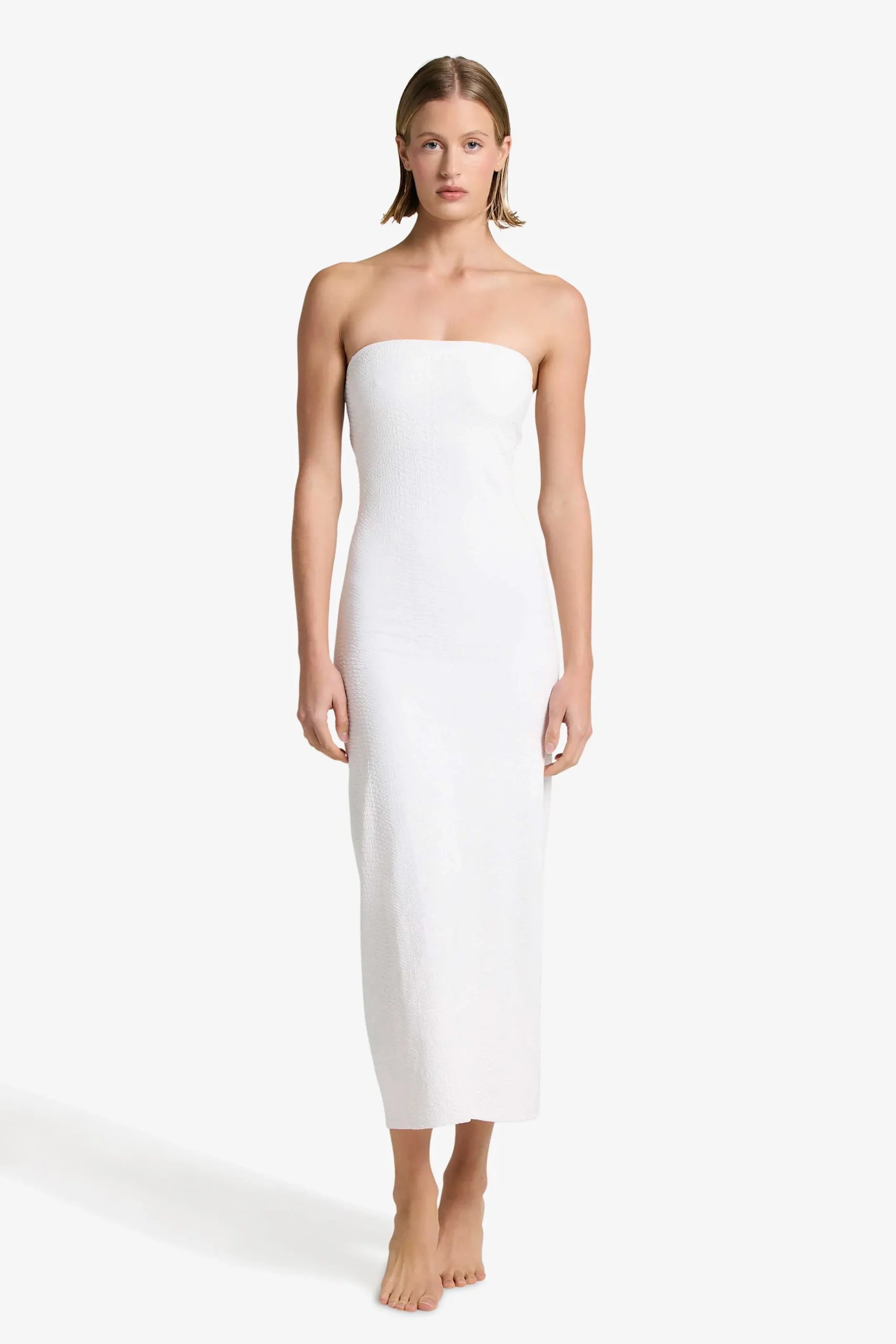 Maya Snakeskin Dress
